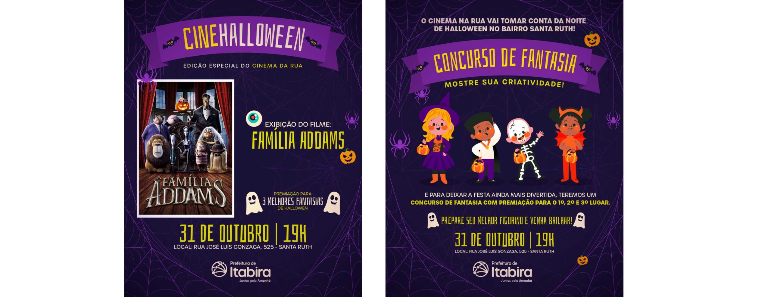 CineHalloween exibirá “A Família Addams” e premiará as melhores fantasias da noite