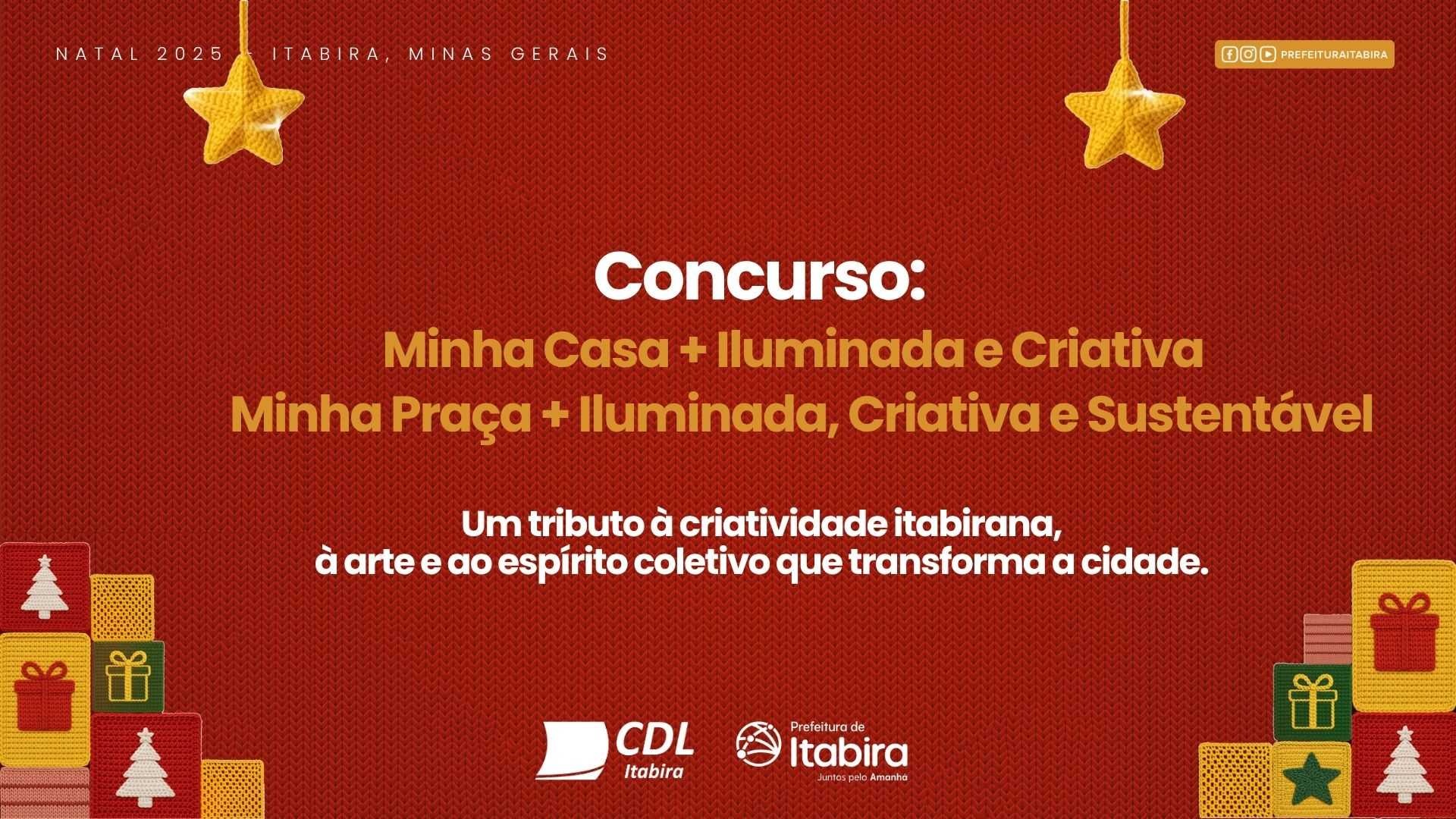 Concurso: Casas e Praças Iluminadas prometem transformar Itabira em uma galeria de arte a céu aberto