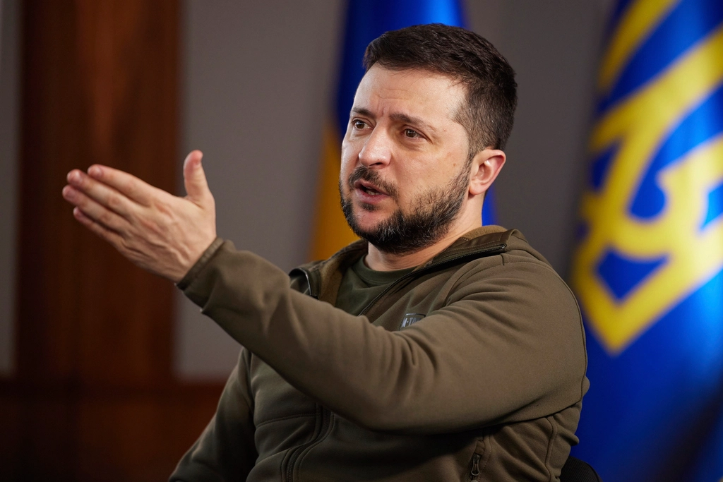 Ukraine's President Zelensky BBC: Blood