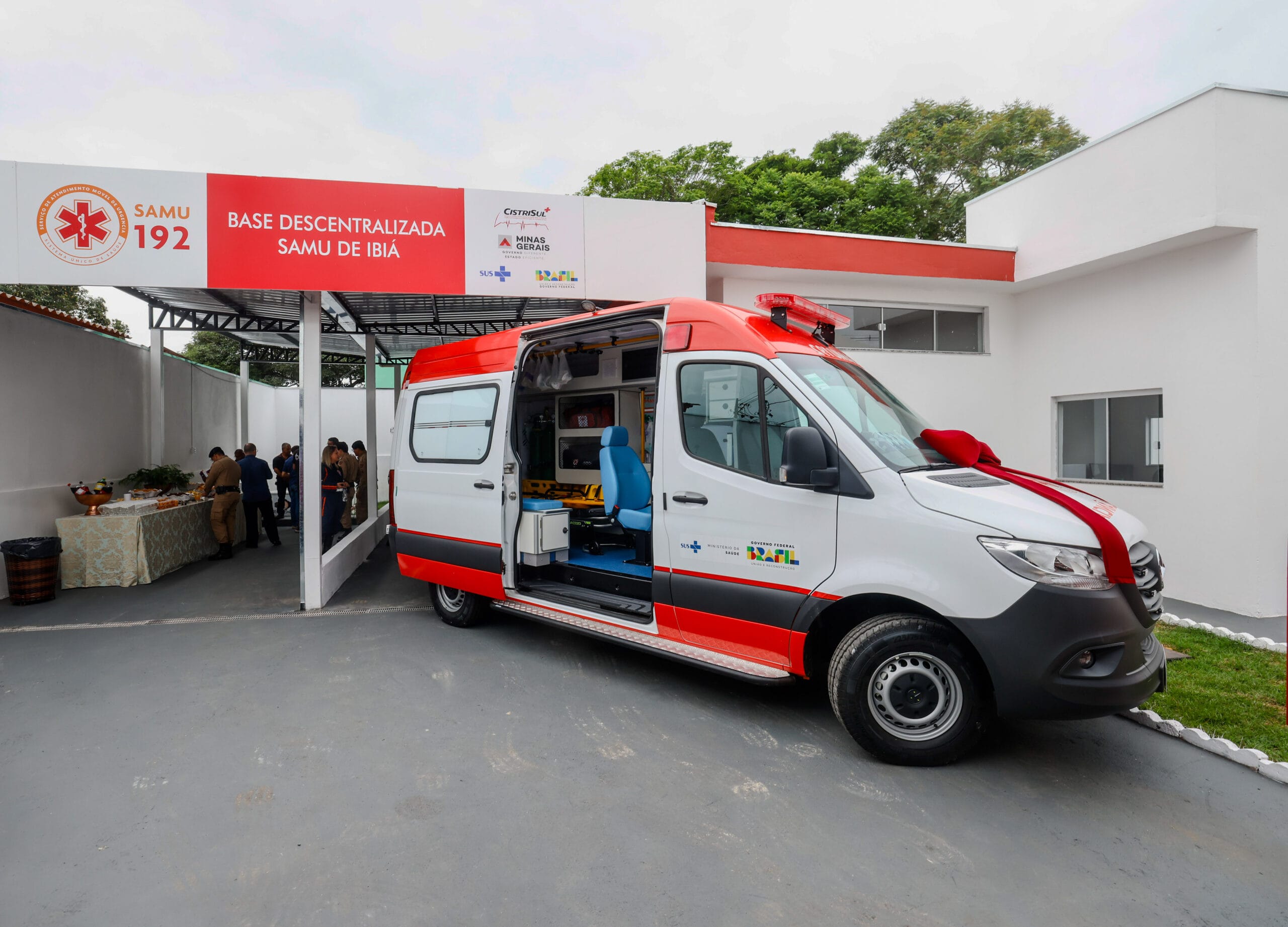 Agência Minas Gerais | Governo de Minas inaugura base descentralizada do SAMU em Ibiá, na região do Alto Paranaíba