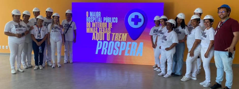 Agência Minas Gerais | Estudantes da rede estadual e do Trilhas de Futuro visitam instalações do Hospital Regional de Teófilo Otoni 