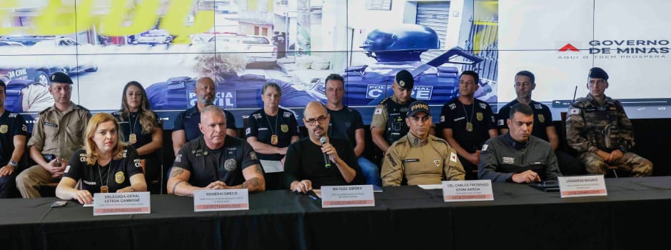 Agência Minas Gerais | Governo de Minas realiza Operação Dominus de combate ao crime organizado em Belo Horizonte
