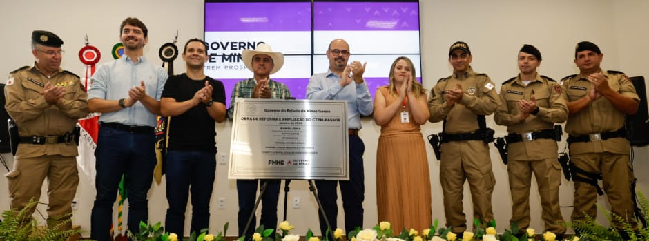 Agência Minas Gerais | Governo de Minas inaugura novas estruturas do Colégio Tiradentes de Passos