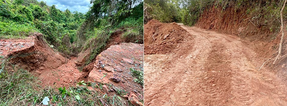 Agência Minas Gerais | MG-235 é liberada em menos de 24 horas após erosão entre Serra da Saudade e São Gotardo