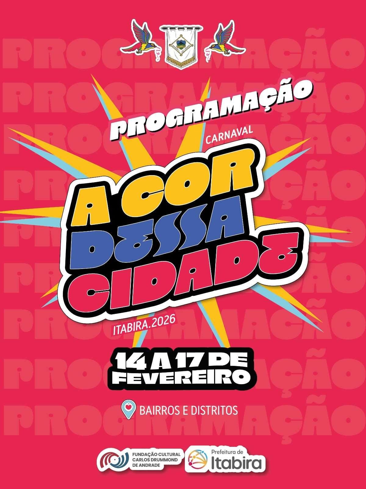 Confira como será o funcionamento dos serviços públicos municipais no Carnaval