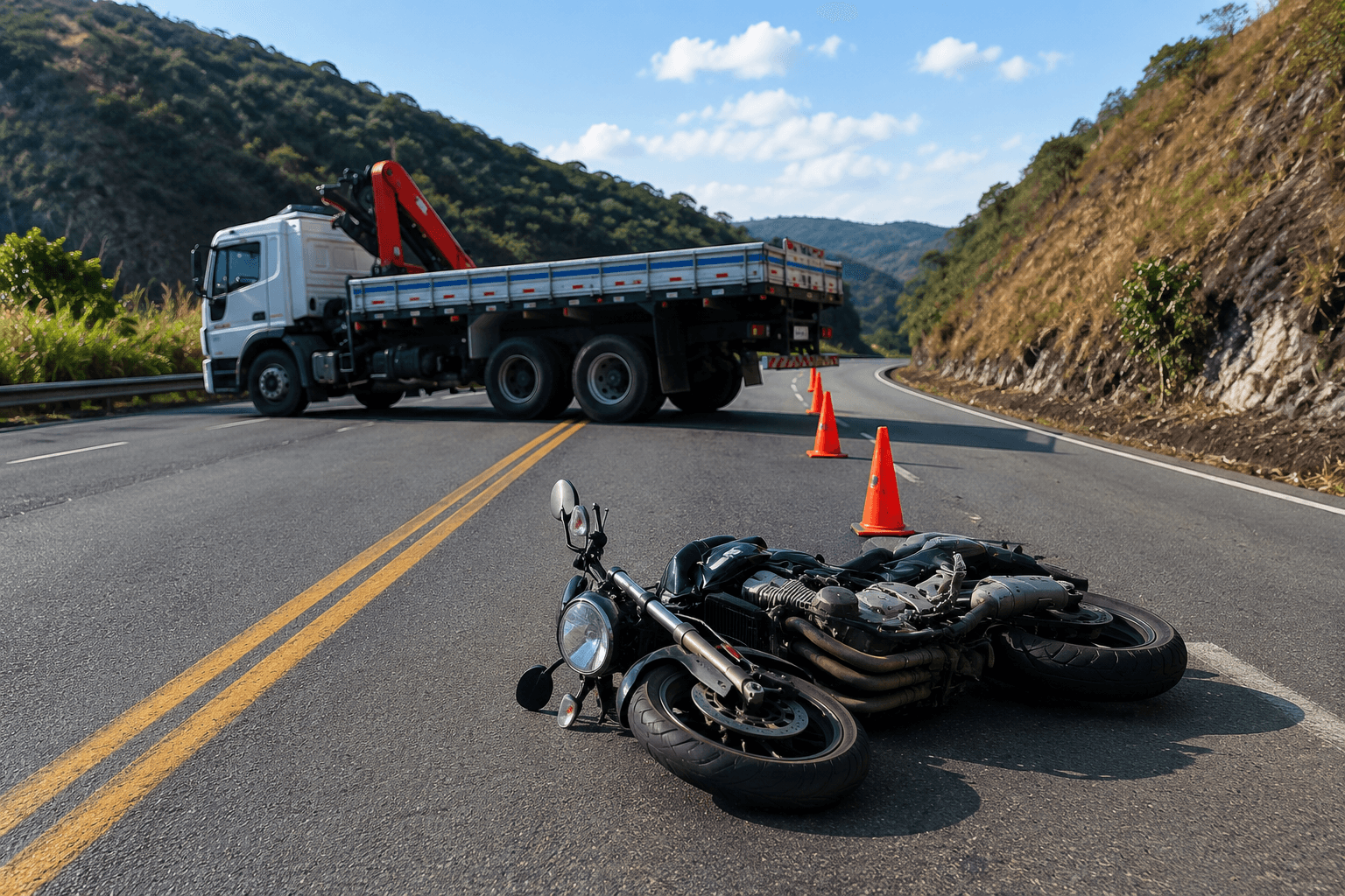 Colisão em trevo da MG-129 mobiliza equipes de resgate em Itabira
